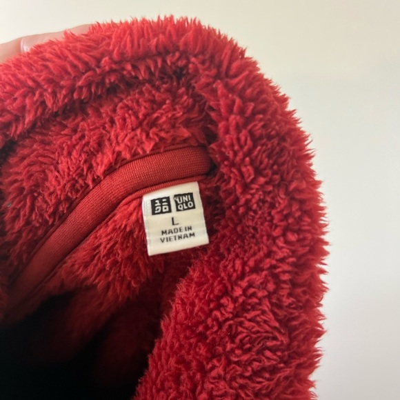 Uniqlo Sherpa quarterzip fleece Size Large - Picture 3 of 3